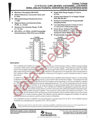 TLV2548IPWR datasheet  